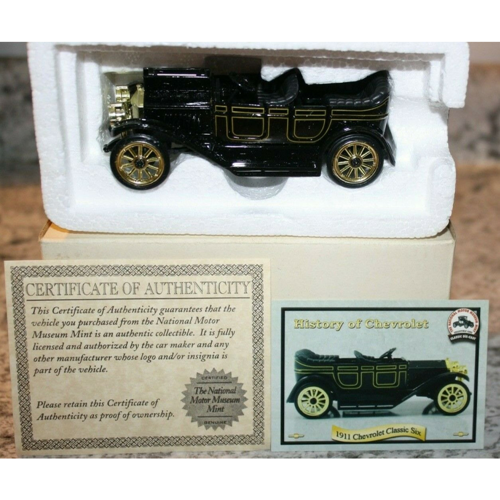 1911 CHEVY CLASSIC 6 SERIES K ROADSTER DIE CAST CAR by NATIONAL MOTOR MUSEUM